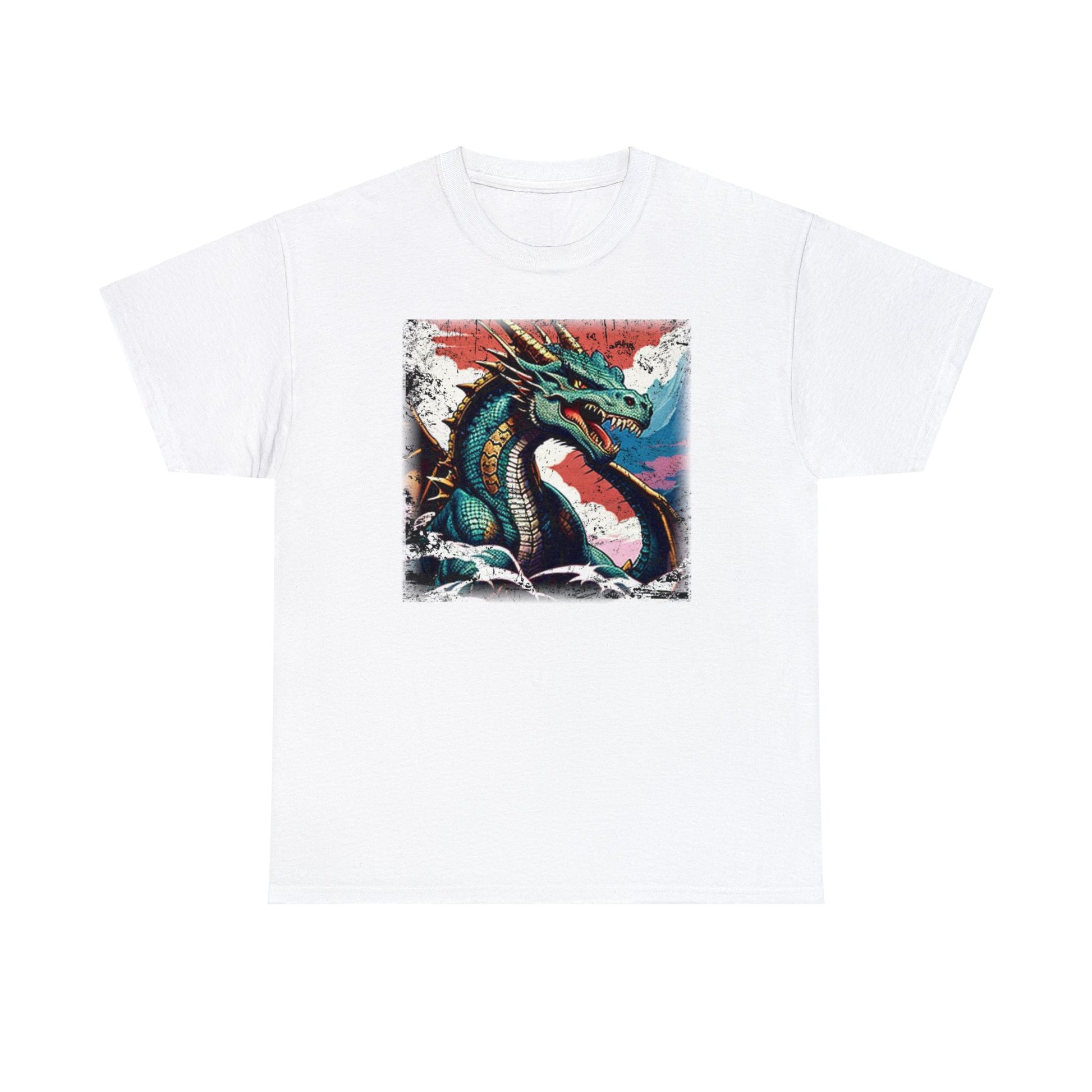 Dragon TShirt - Ocean - Crew Style - WaterDragon Apparel