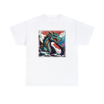 Dragon TShirt - Ocean - Crew Style - WaterDragon Apparel