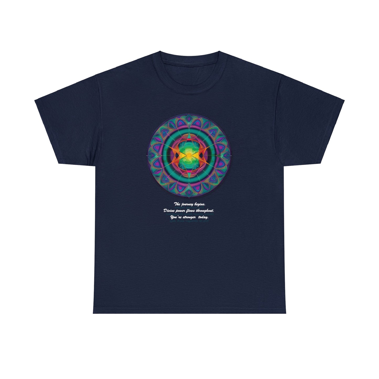 Wellness Shirts - Positive Reflections - 432 Hz Healing Mandala - WaterDragon Apparel