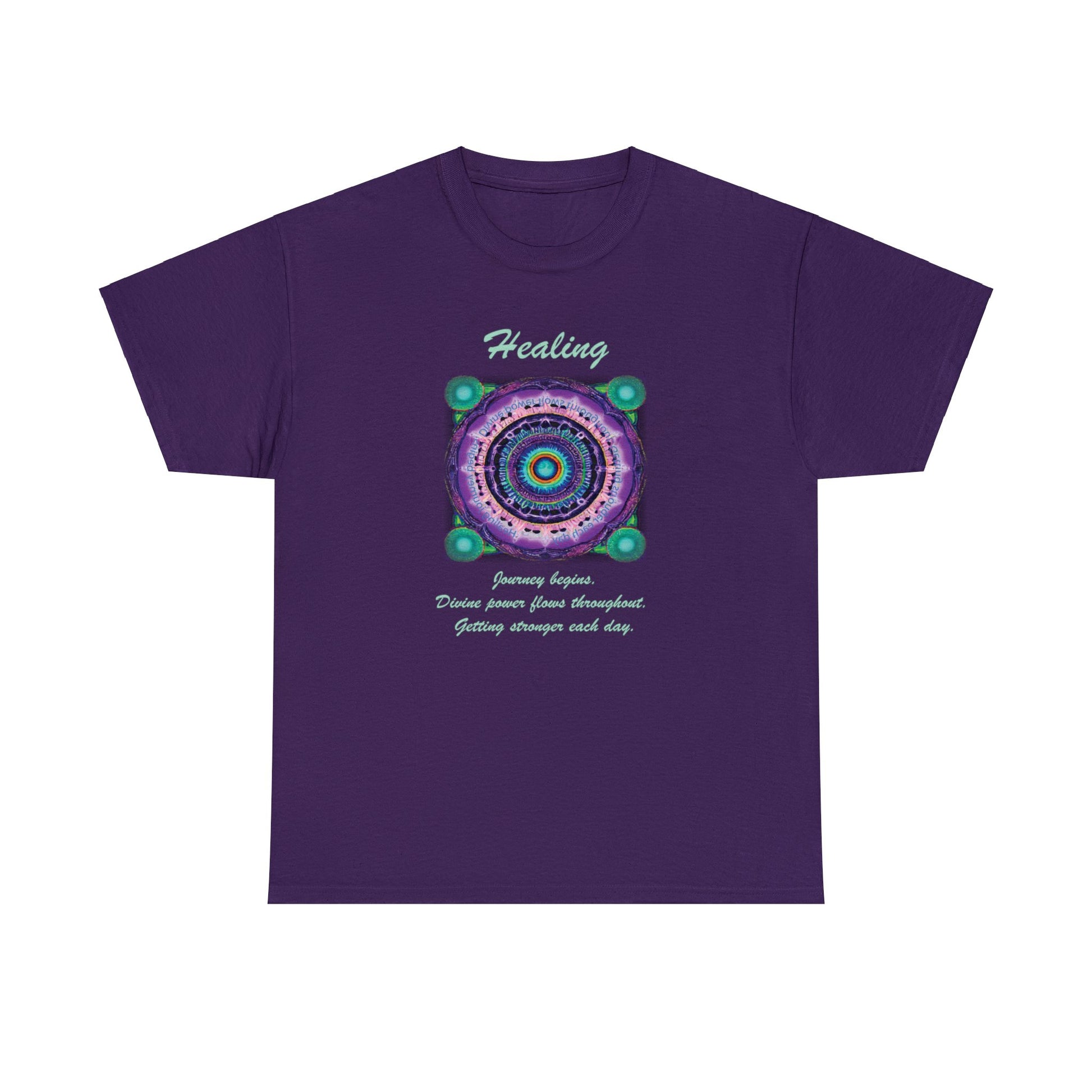 Wellness Shirts - Positive Reflections - 432 Hz Healing Frequency Mandala - WaterDragon Apparel