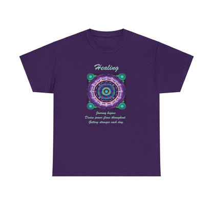 Wellness Shirts - Positive Reflections - 432 Hz Healing Frequency Mandala - WaterDragon Apparel