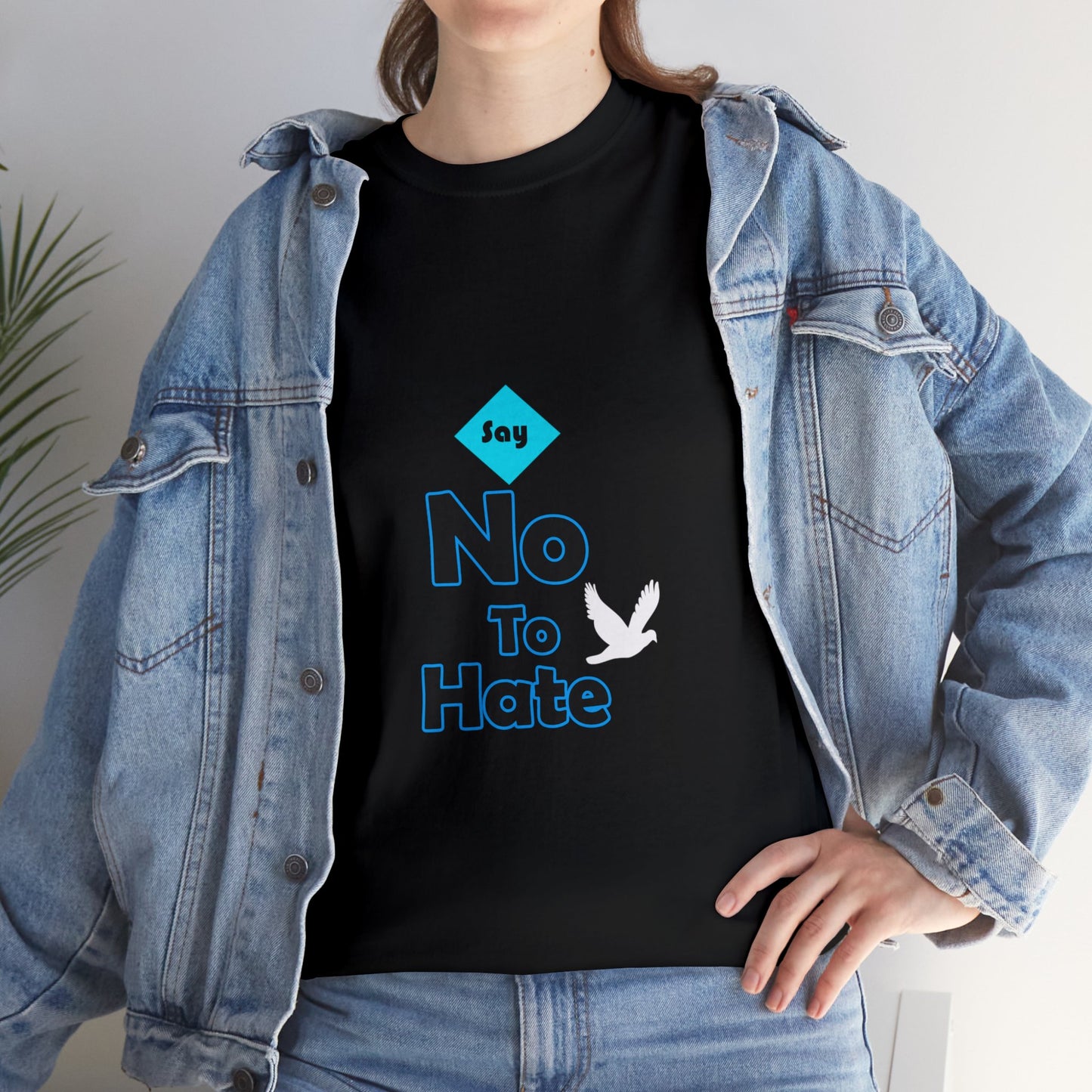 Anti Hate T-Shirt - Say No to Hate - WaterDragon Apparel