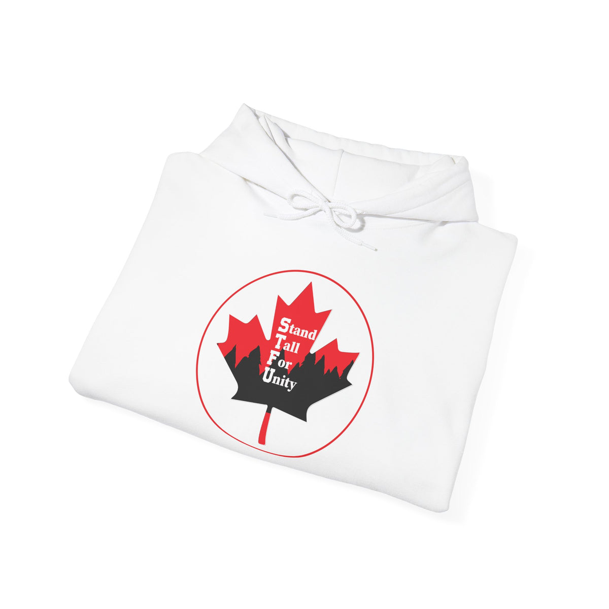 Canada Proud Hoodie Unisex Heavy Blend - Stand Tall for Unity