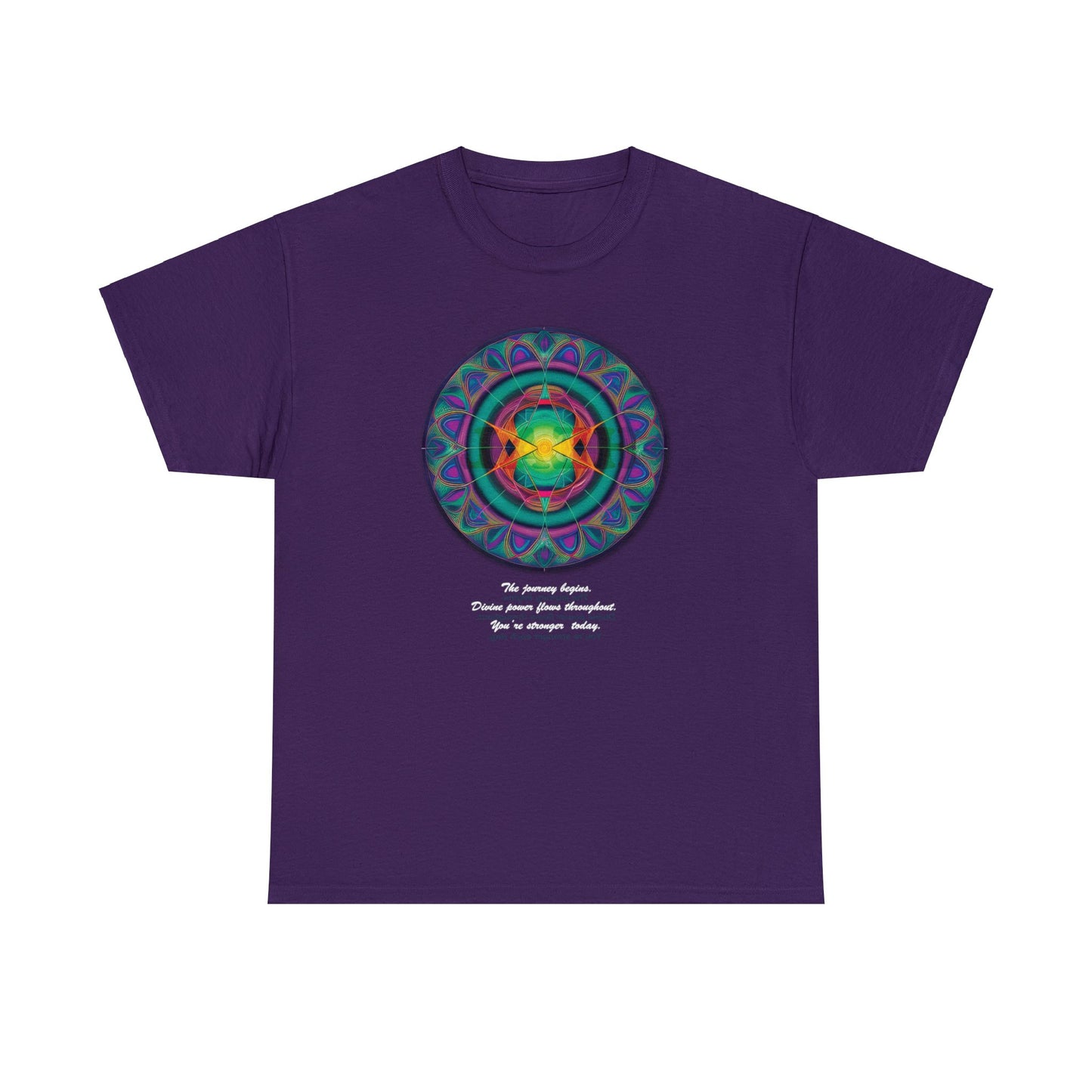 Wellness Shirts - Positive Reflections - 432 Hz Healing Mandala - WaterDragon Apparel