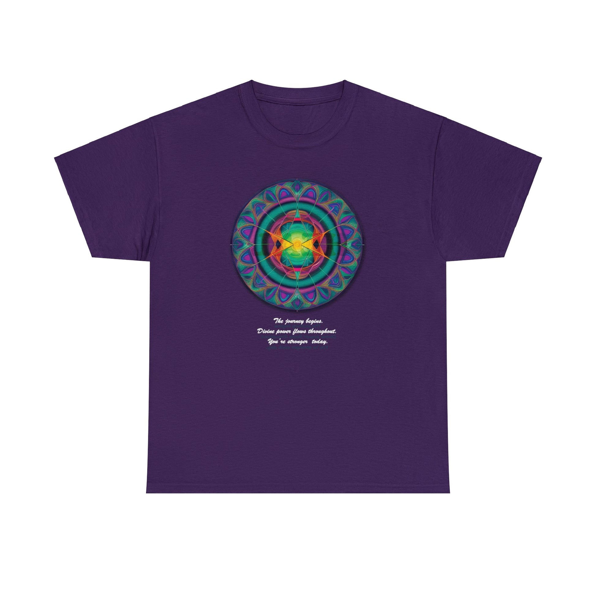 Wellness Shirts - Positive Reflections - 432 Hz Healing Mandala - WaterDragon Apparel