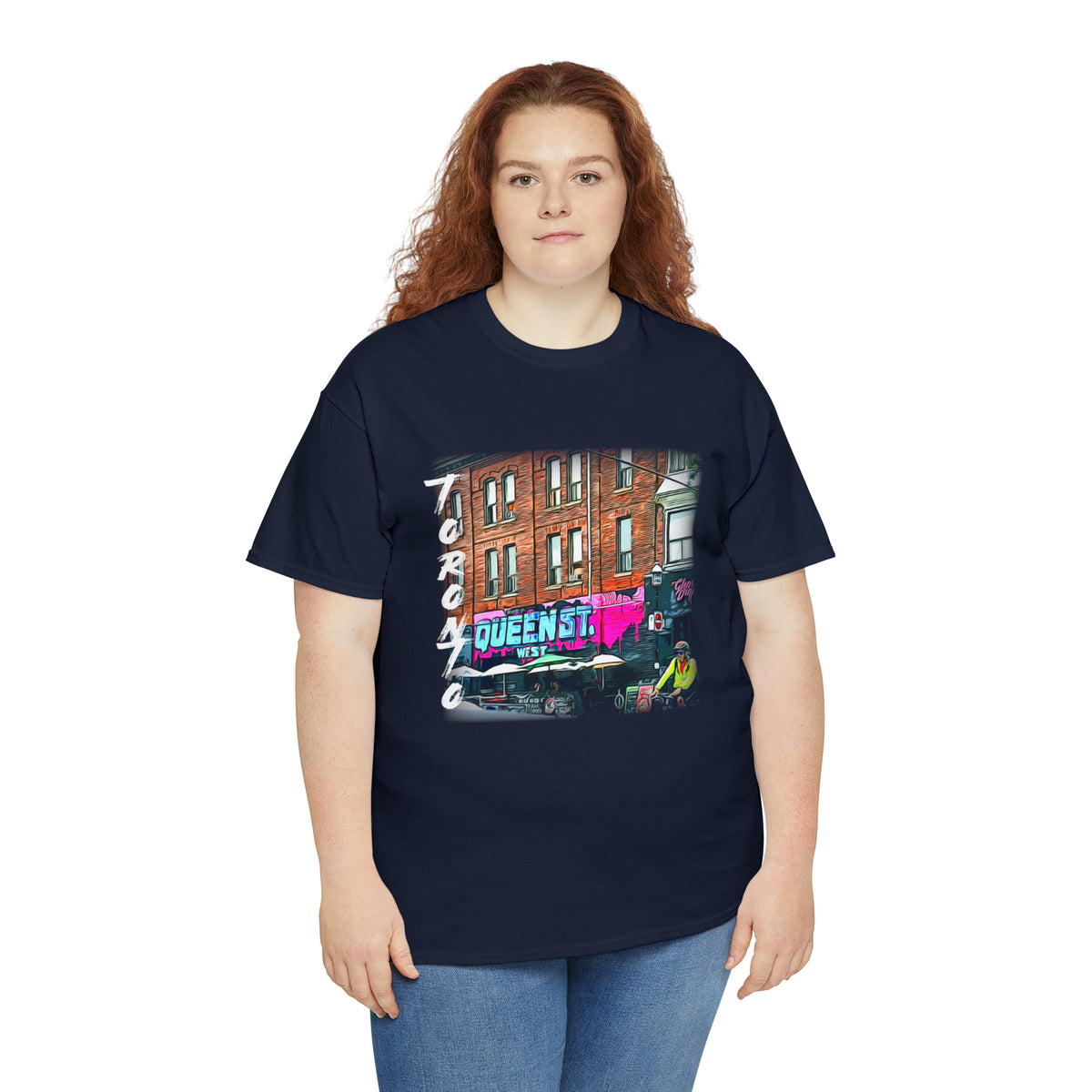 Urban-Themed Toronto Queen Street West T-Shirt - FREE SHIPPING!! - WaterDragon Apparel