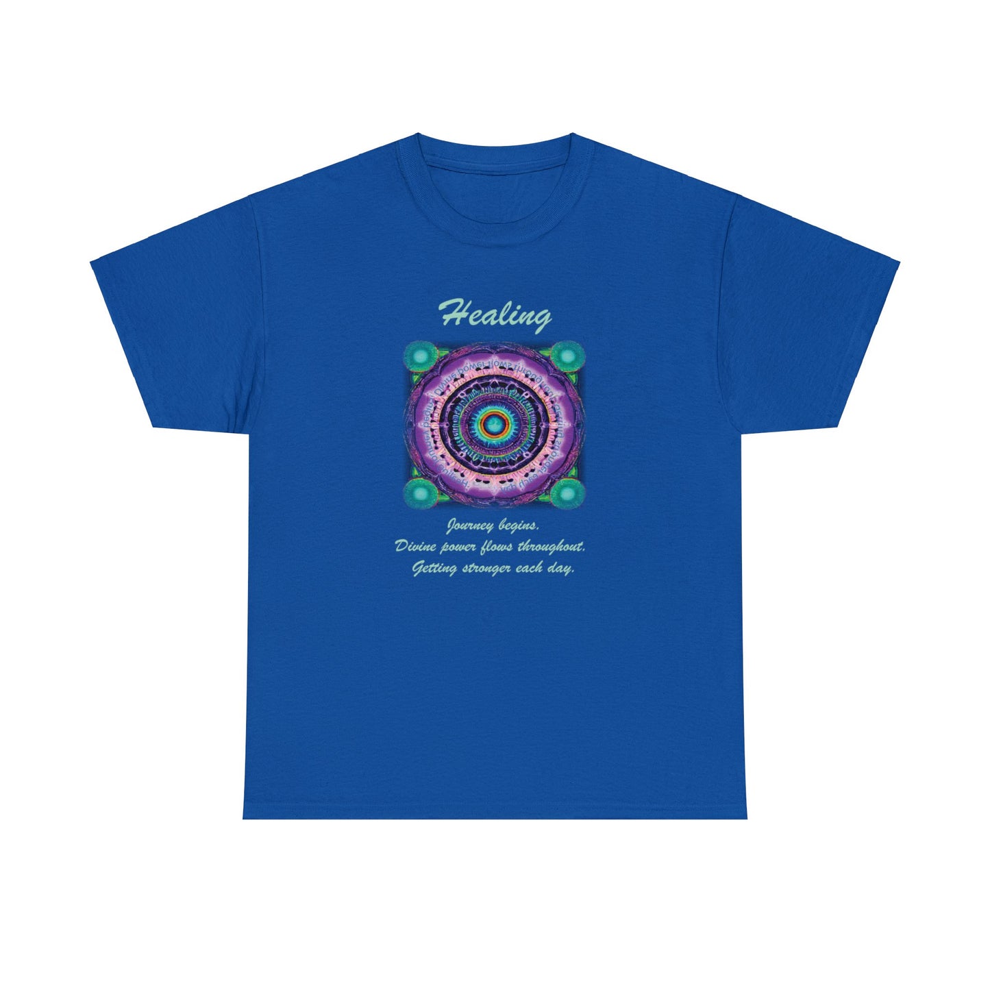 Wellness Shirts - Positive Reflections - 432 Hz Healing Frequency Mandala - WaterDragon Apparel