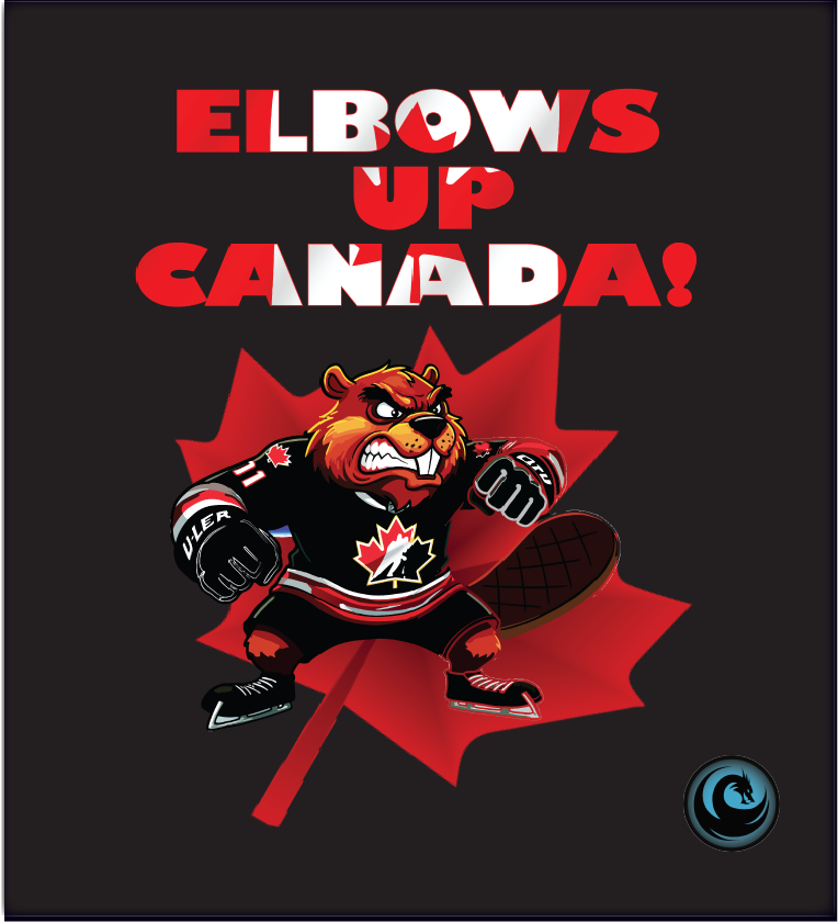 Elbows Up Canada! Canadian Pride Sweatshirt - Perfect For Patriotic Canadians and Sports Fans