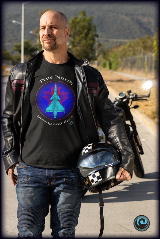 Gripen Jet T-Shirt - Canadian Aviation Tee | True North Strong and Free