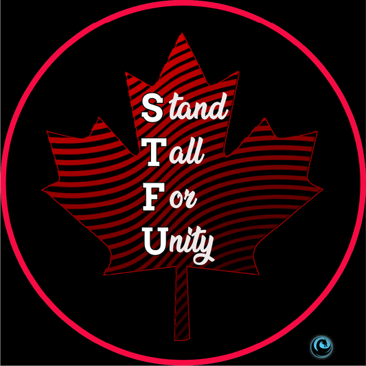 Canada Proud Hoodie Unisex Heavy Blend - Stand Tall for Unity