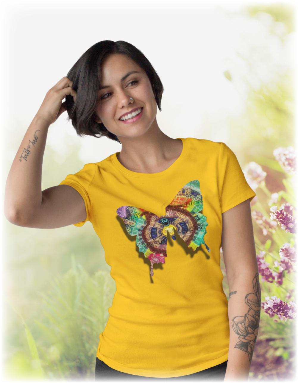 Wellness T-shirts - Butterfly - WaterDragon Apparel