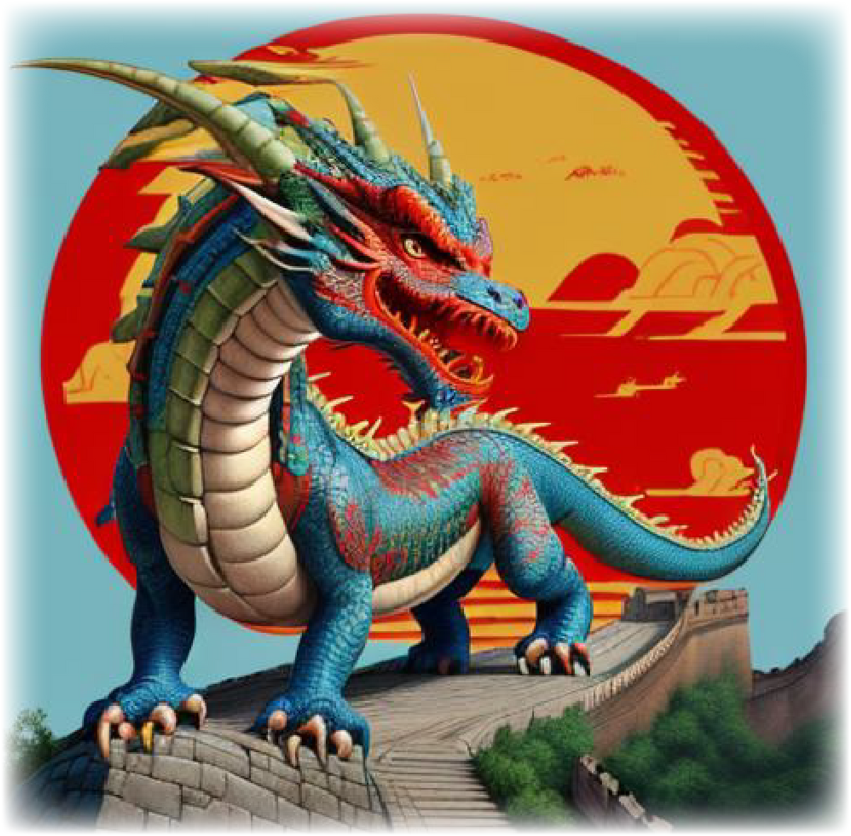 Chinese Style Dragon T Shirt | WaterDragon