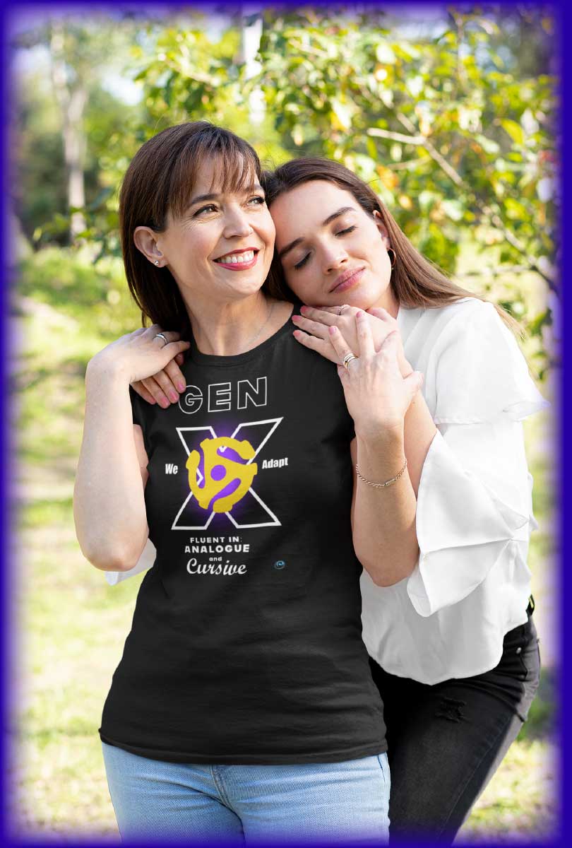 Generation X Apparel Humorous T-shirt  Unisex Tee Graphic Shirt - WaterDragon Apparel