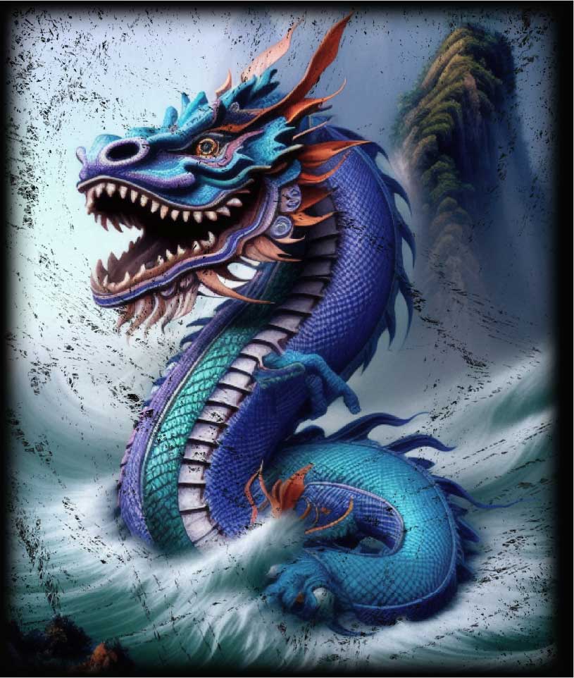 Dragon T Shirt - Dragon From the Deep - Crew Style - WaterDragon Apparel