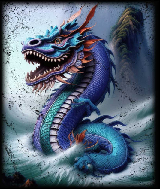 Dragon T Shirt - Dragon From the Deep - Crew Style - WaterDragon Apparel