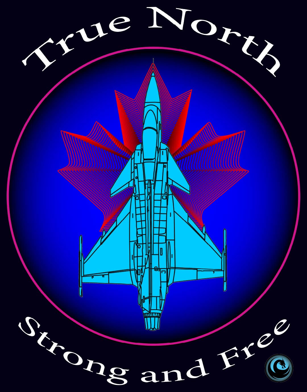 Gripen Jet T-Shirt - Canadian Aviation Tee | True North Strong and Free