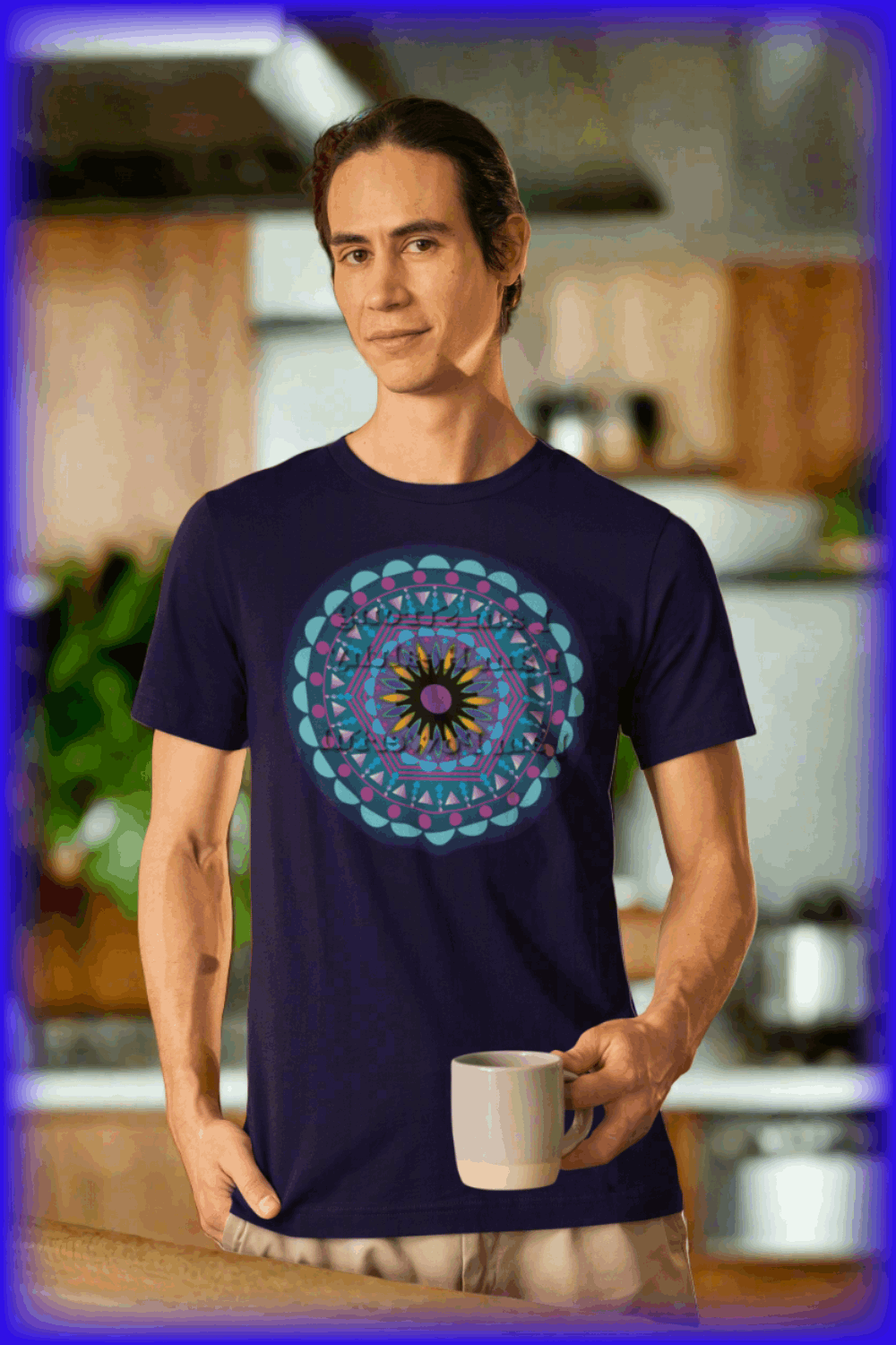 Mandala Art Self Care T Shirts Unisex Crew Style - WaterDragon Apparel