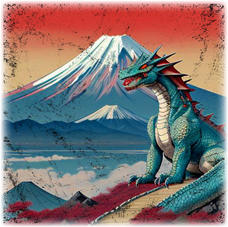 Unleash Your Inner Dragon With This Dragon T Shirt - Dragon by the Mountain - Shipping Included - WaterDragon Apparel