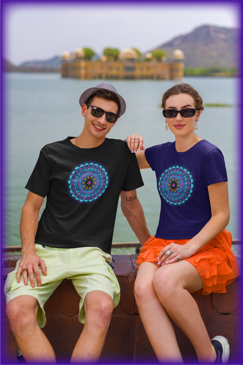 Mandala Art Self Care T Shirts Unisex Crew Style - WaterDragon Apparel