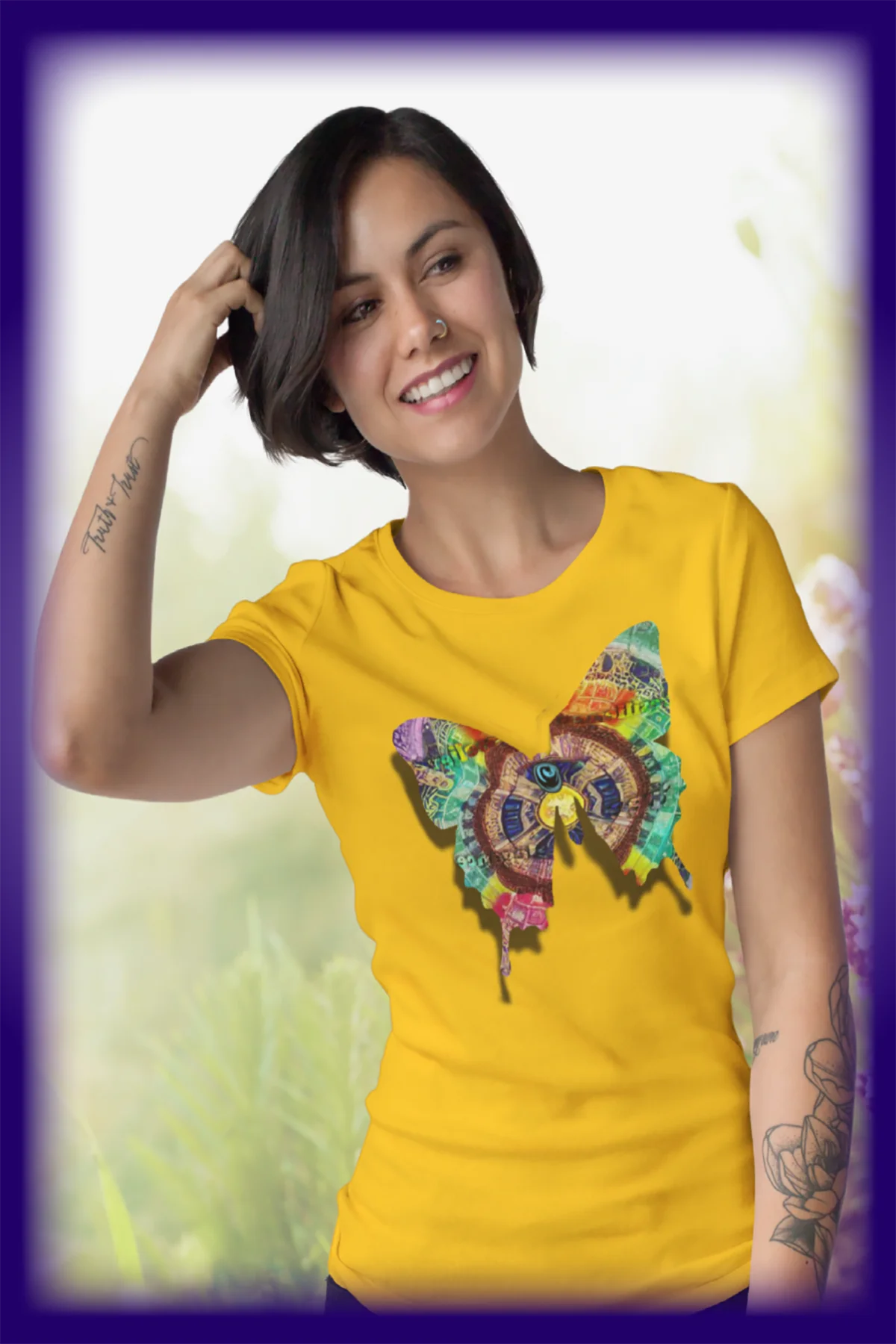 Wellness T-shirts - Embrace Change Like Butterfly