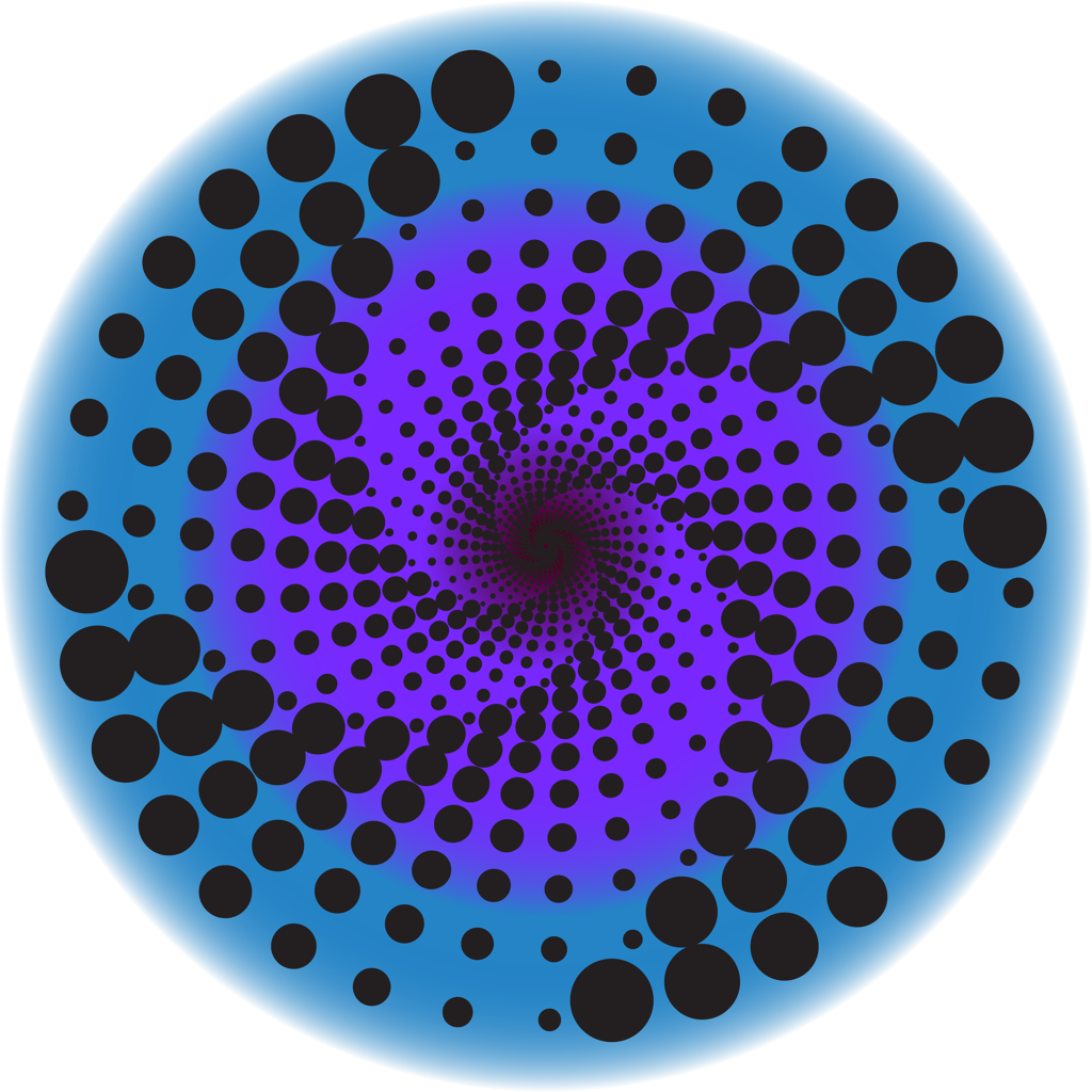 Graphic T Shirts - Abstract Spiral Vortex - WaterDragon Apparel