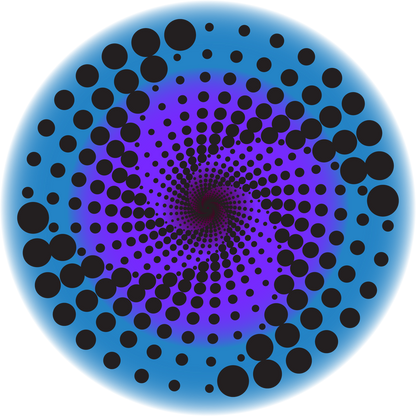 Graphic T Shirts - Abstract Spiral Vortex - WaterDragon Apparel